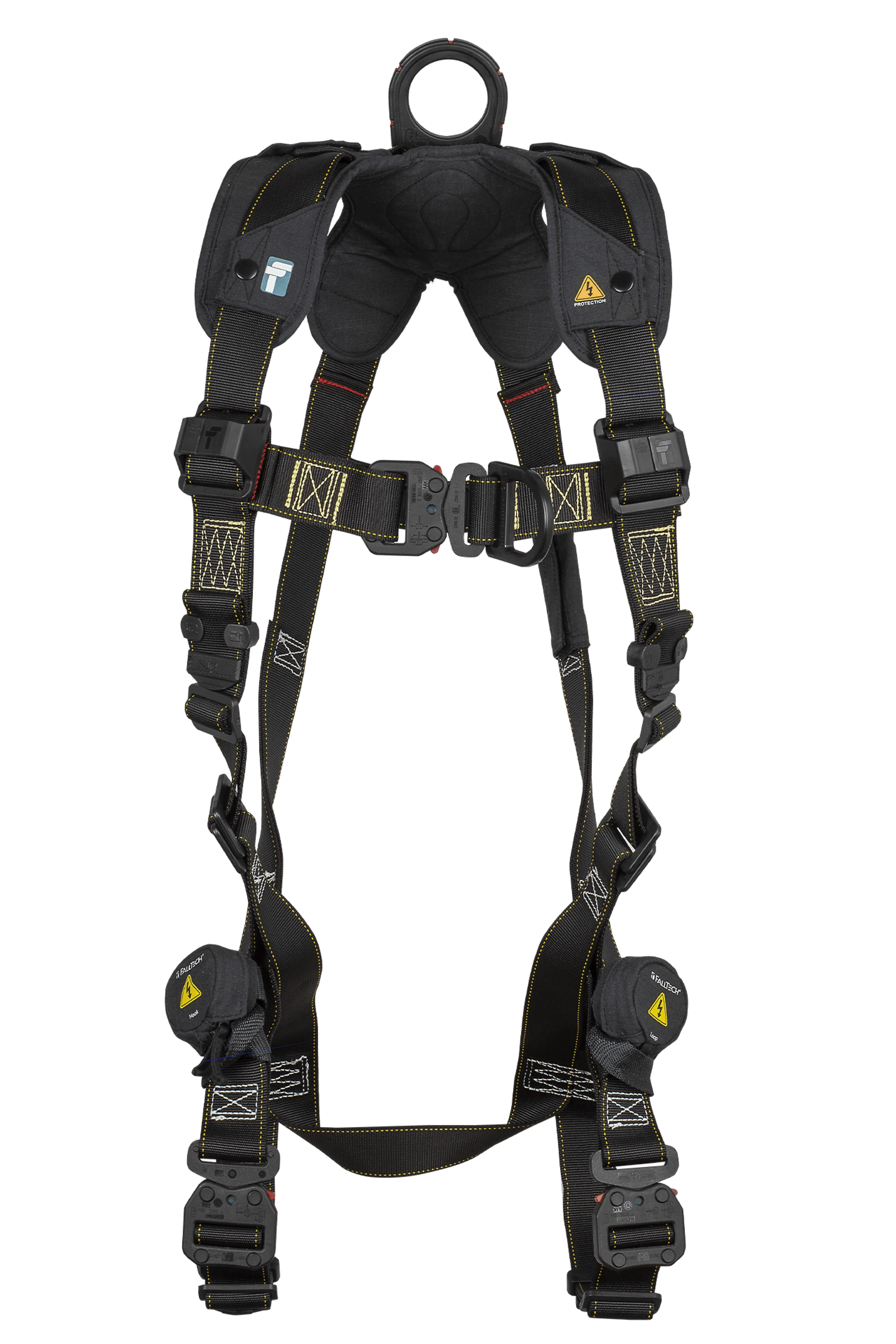 Arc Flash Nylon 2D Climbing Non-belted Full Body Harness, Overmolded Quick Connect Adjustments - Image 2