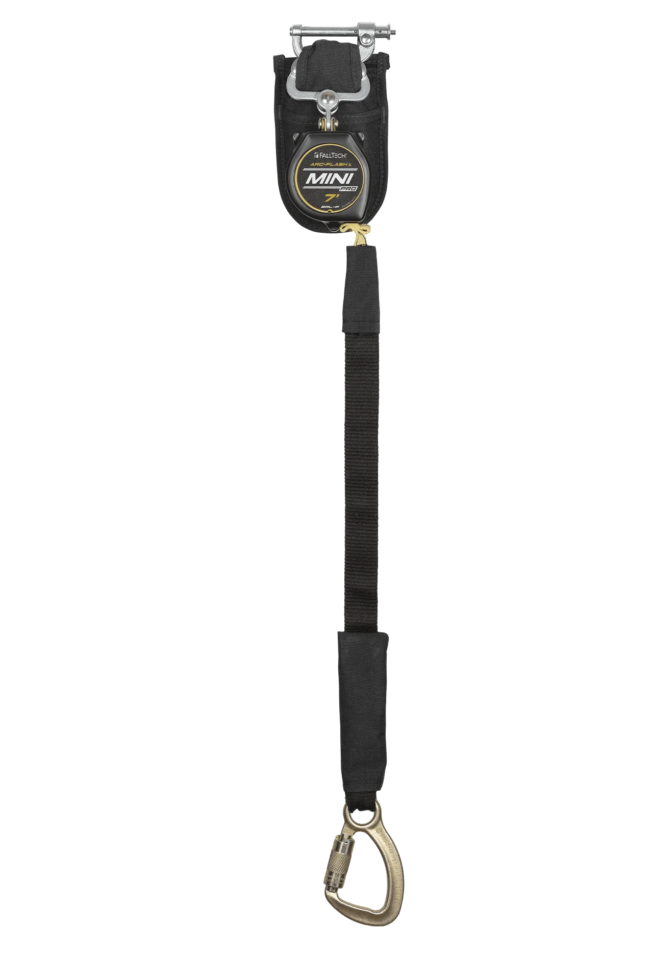 7' Arc Flash Mini Pro™ Class 1 Personal SRL-P, Single-leg with Steel 5k Carabiner