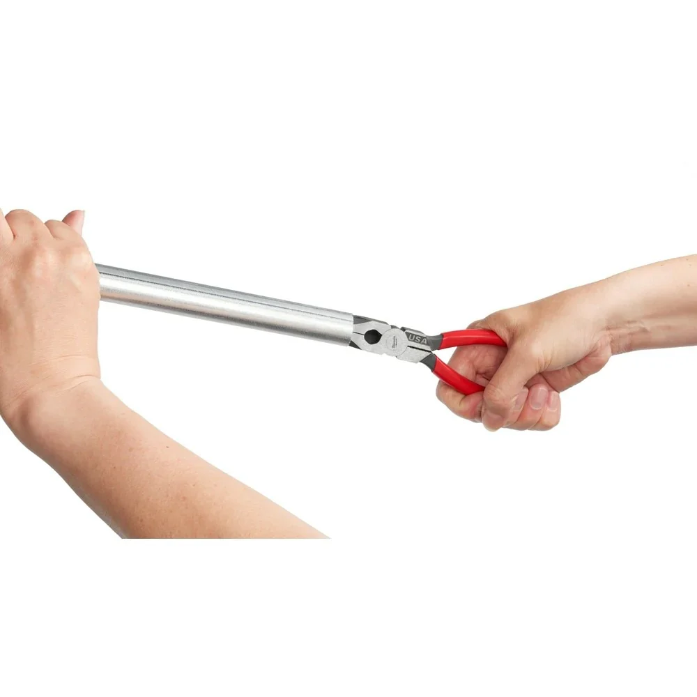 8" Long Nose Dipped Grip Pliers (USA) - Image 7