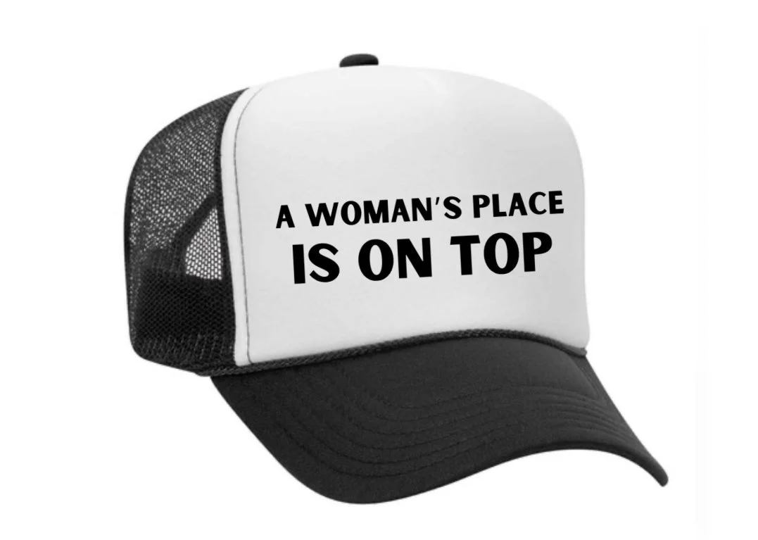 A Woman’s Place Is On Top Trucker Hat - Image 16