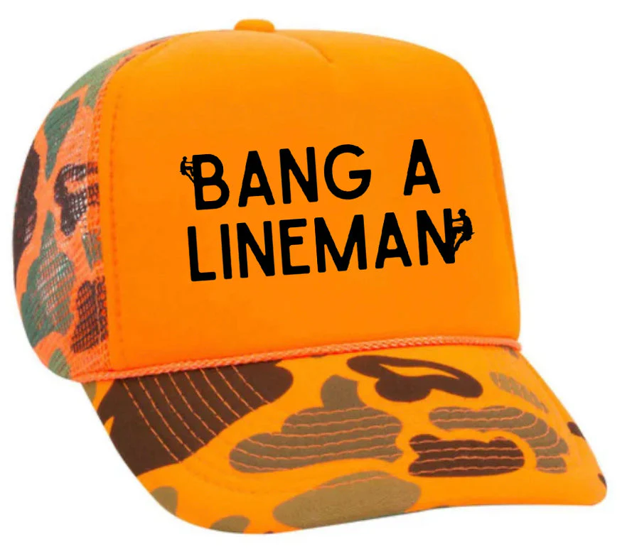 Bang A Lineman Trucker Hat - Image 8