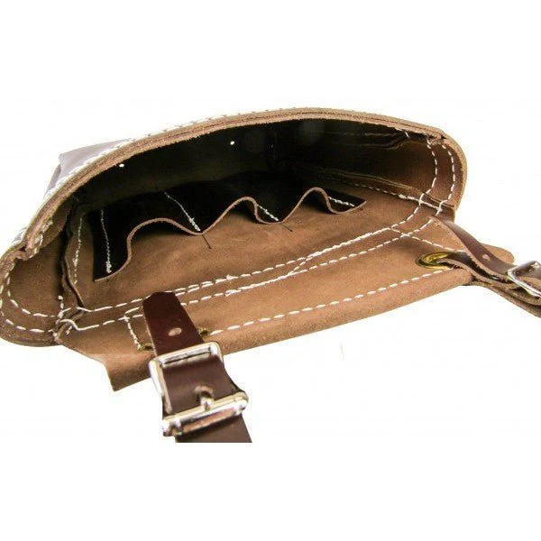 Bashlin Leather Bolt & Nut Bag Lineman Ditty Bag - 26DRM - Image 2