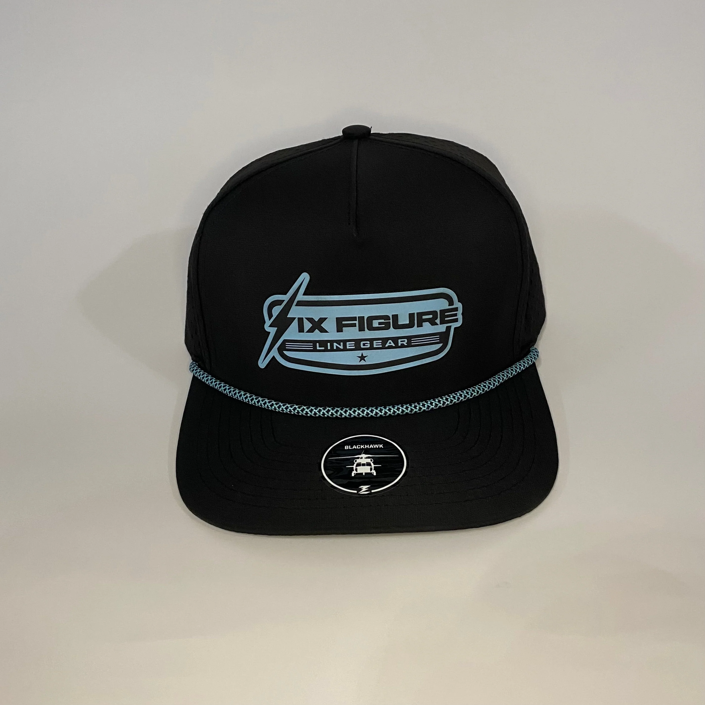 Black & Blue Zapped Rope Hat - Image 2