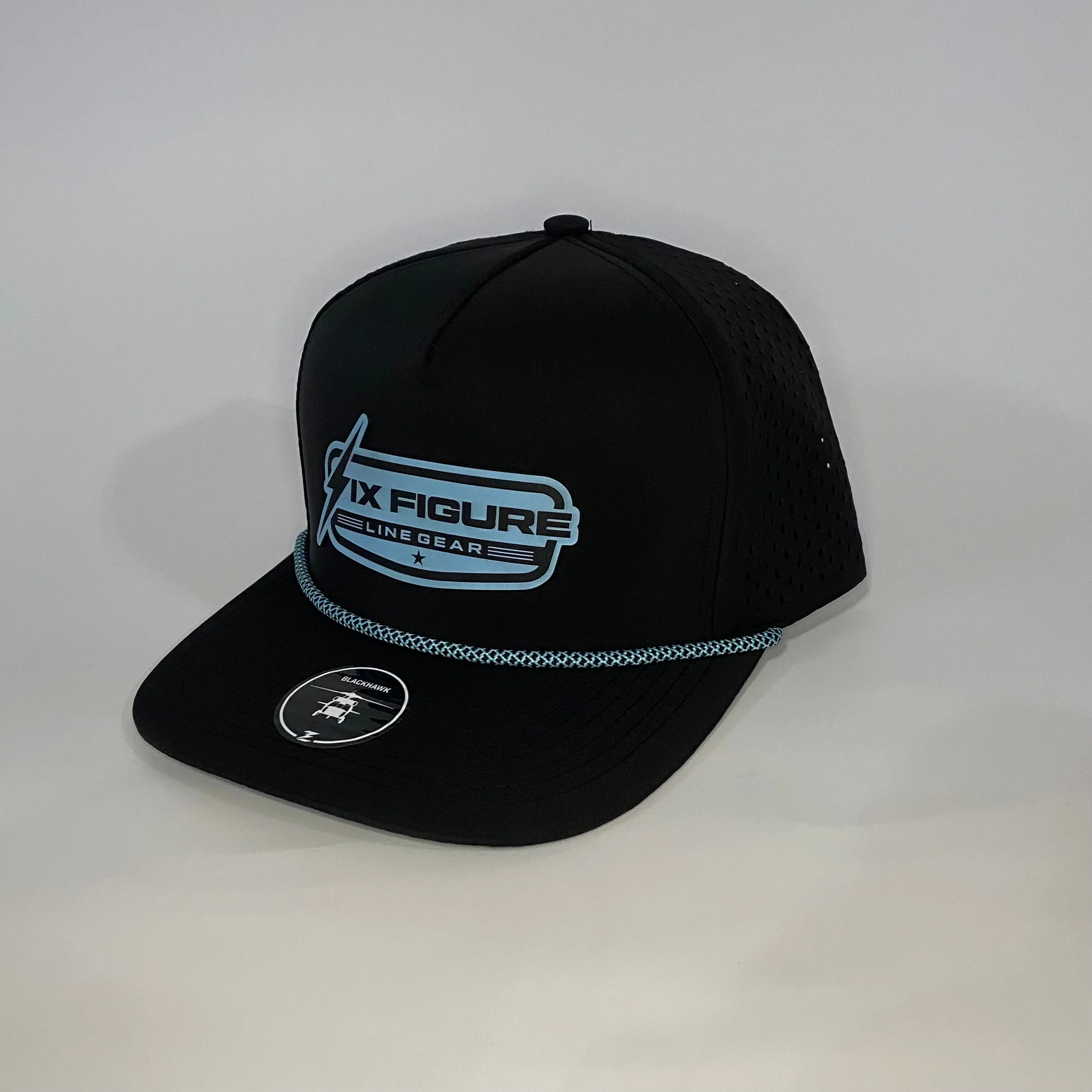 Black & Blue Zapped Rope Hat - Image 3