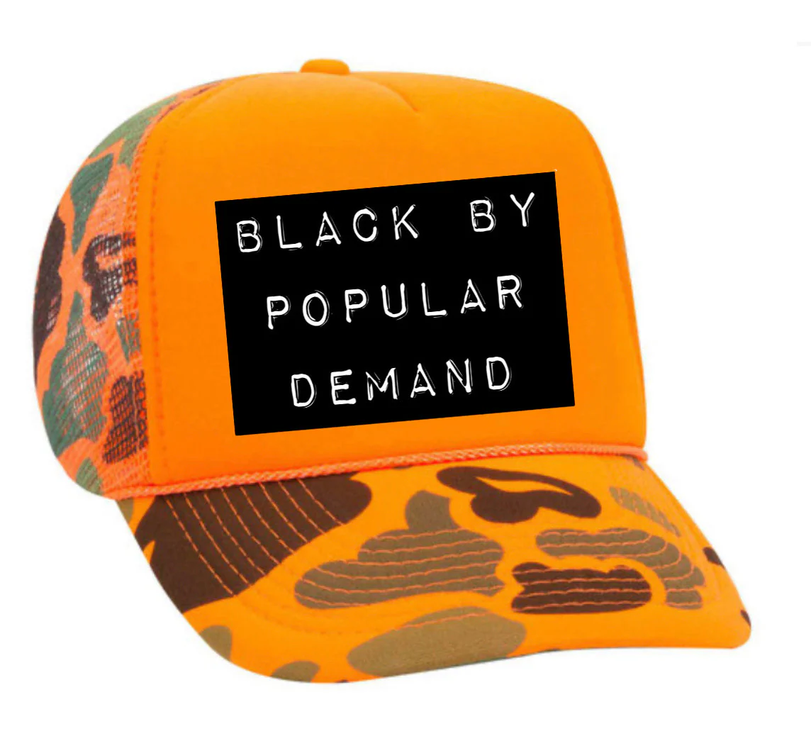 Black by Popular Demand Trucker Hat - Image 27