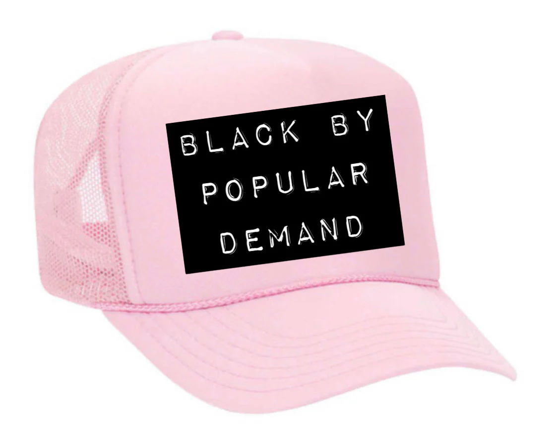 Black by Popular Demand Trucker Hat - Image 3