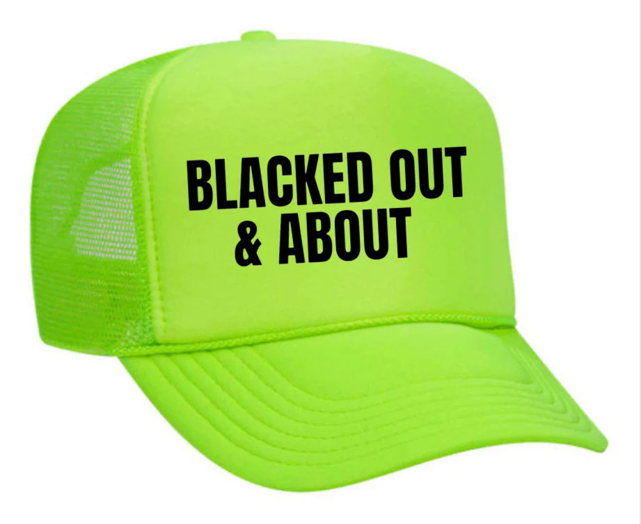 Blacked Out & About Trucker Hat - Image 10