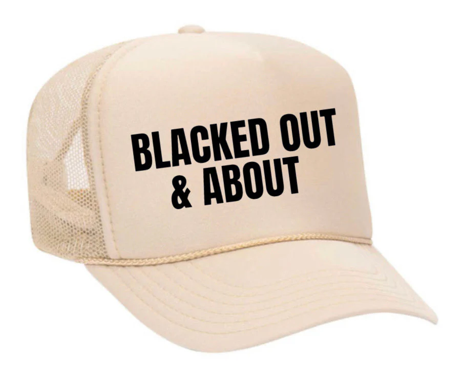 Blacked Out & About Trucker Hat - Image 29
