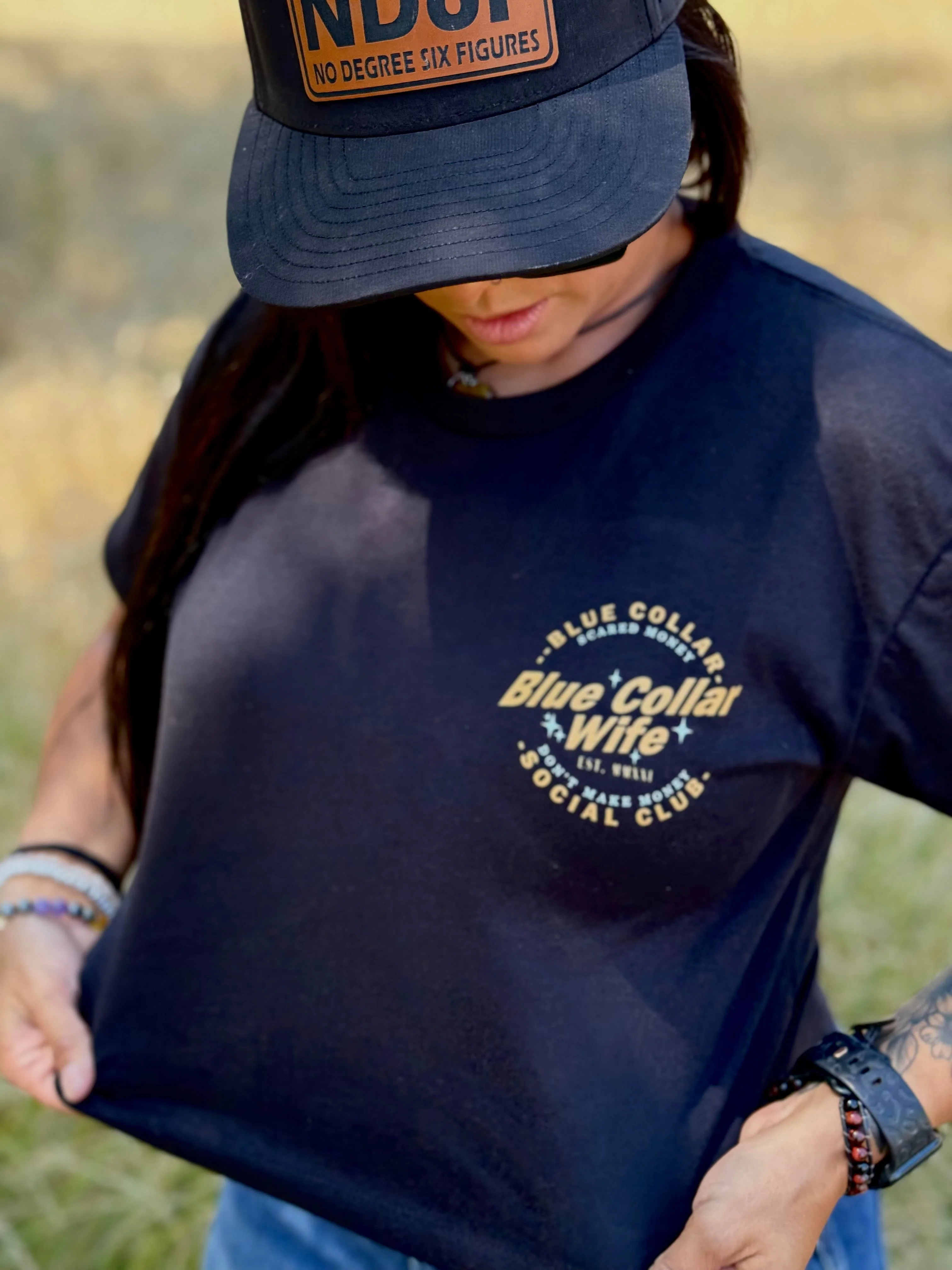 Blue Collar Wife Social Club Women's Crop Top - Image 3