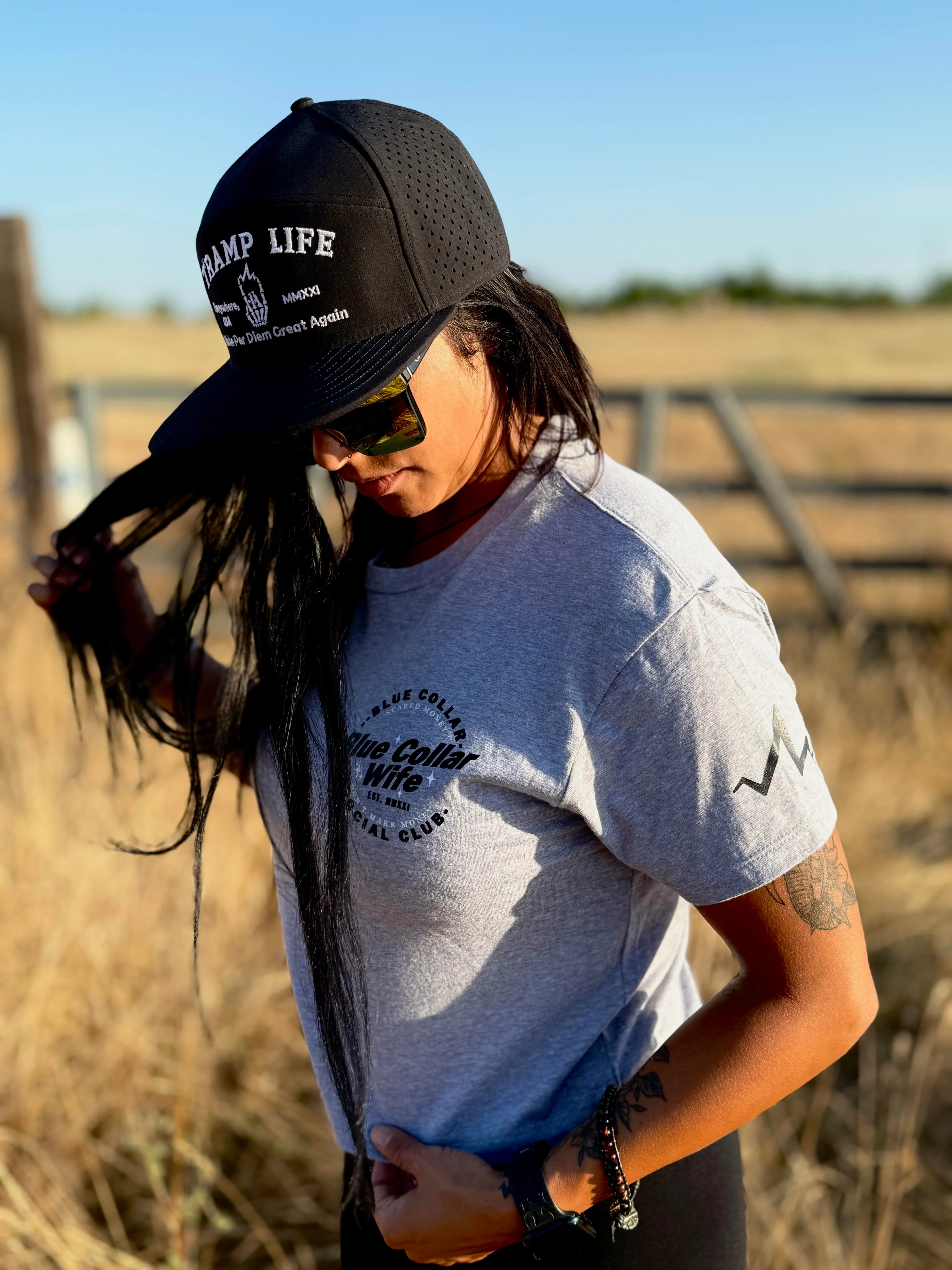 Blue Collar Wife Social Club Women's Crop Top - Image 6