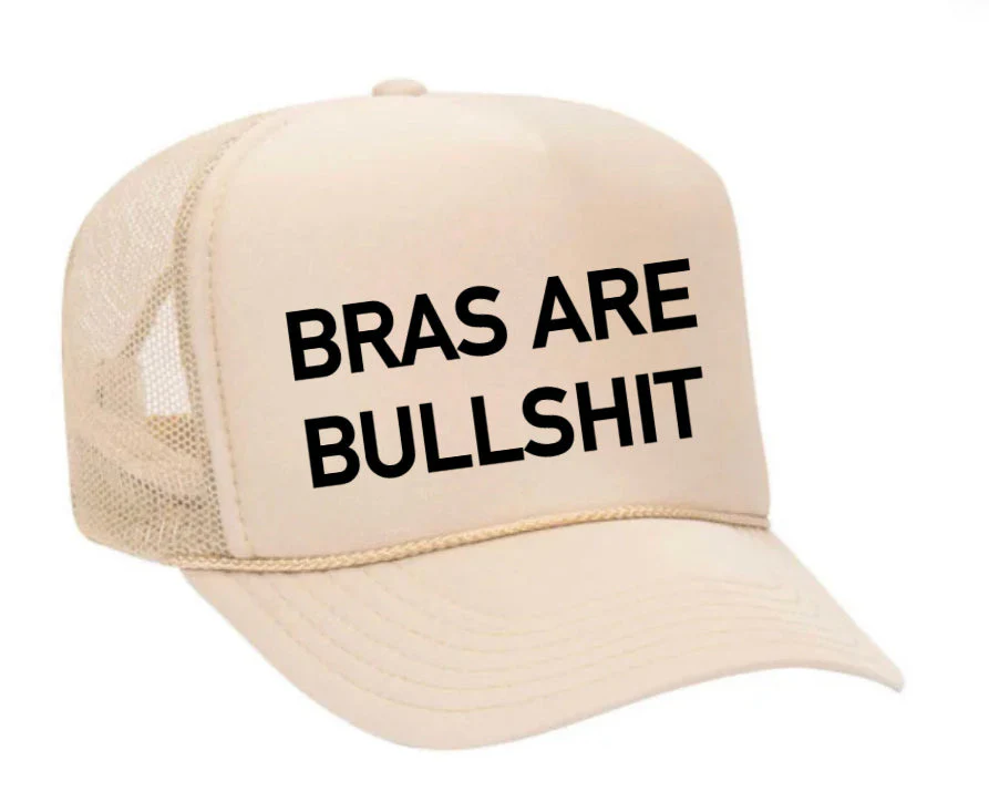 Bras Are Bullshit Trucker Hat - Image 29