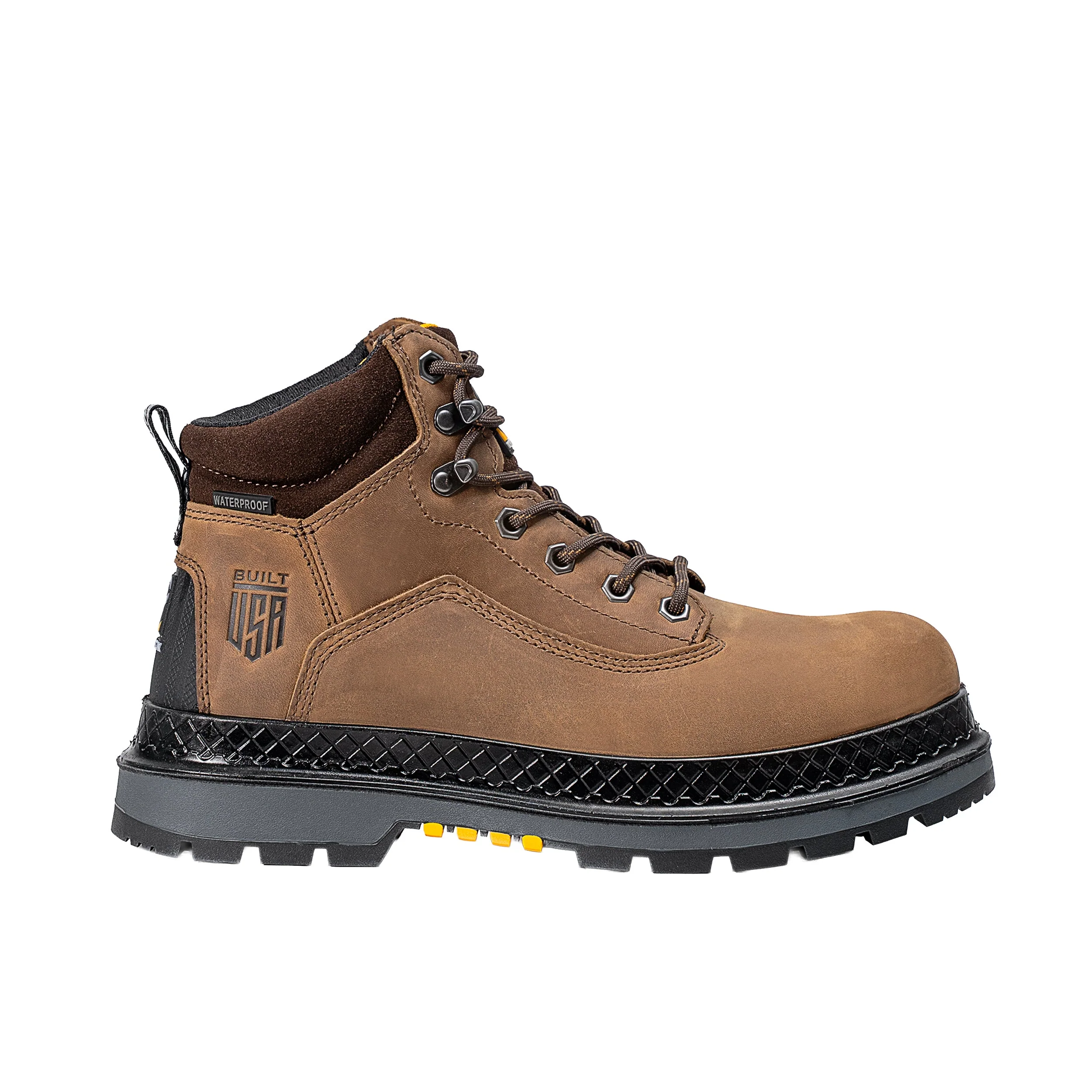 Buckman 6" Waterproof, Soft Toe, Brown Boot - Made in USA - Image 6