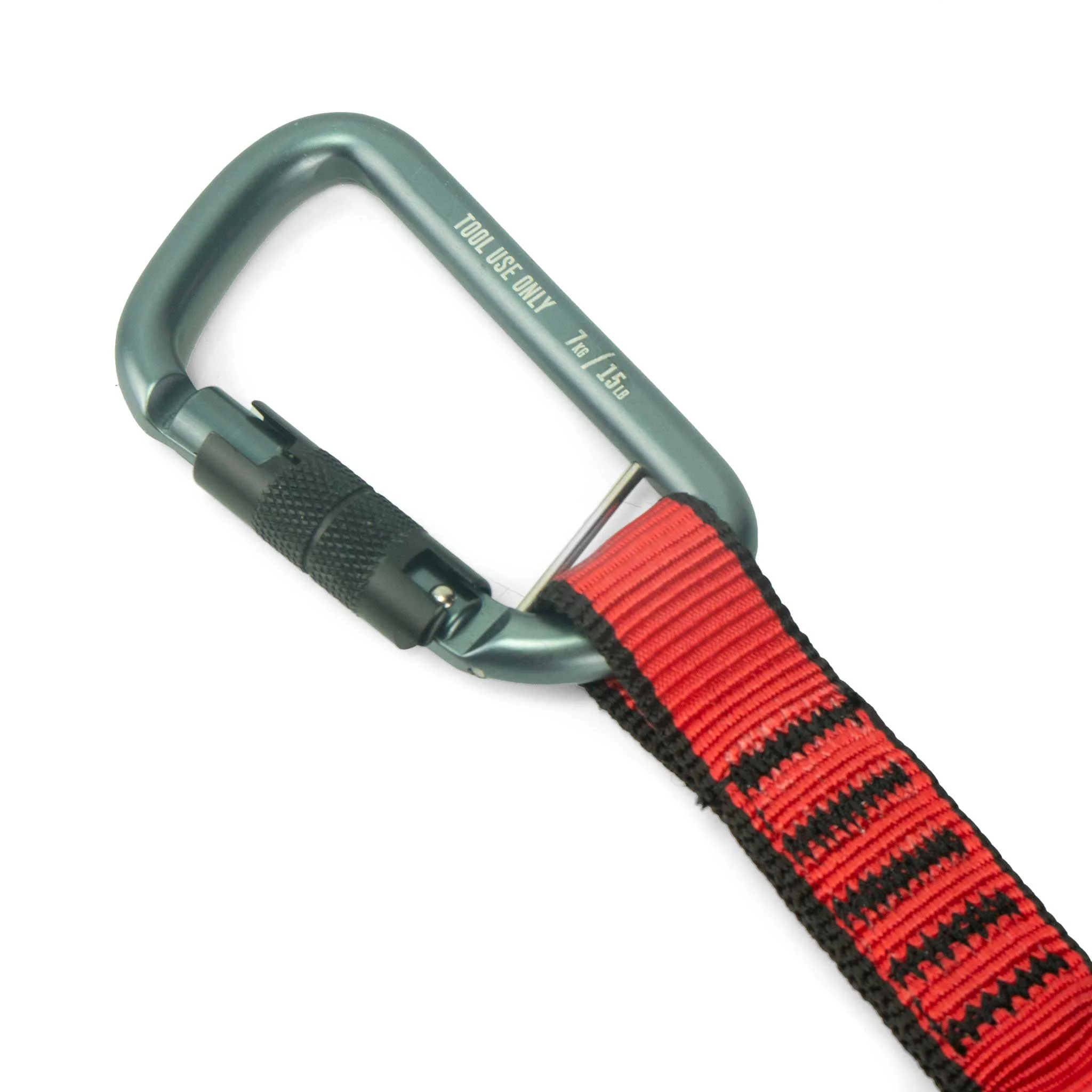 Bungee Tether Dual-Action Carabiner - 7kg / 15lb - Image 4