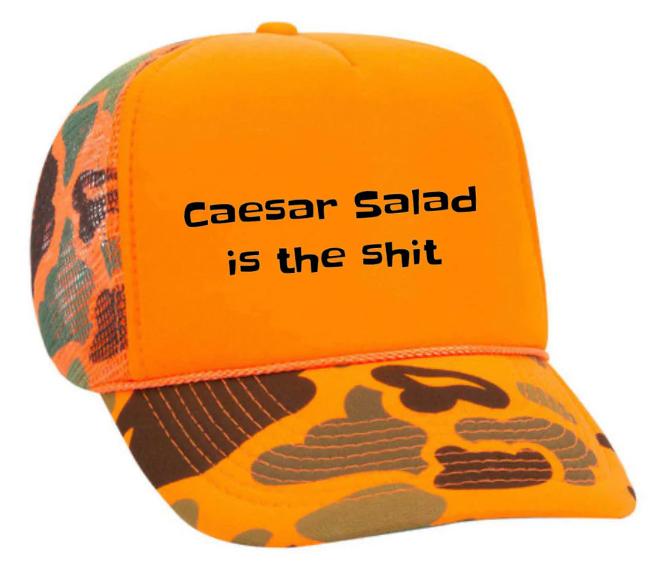 Caesar Salad is the Shit Trucker Hat - Image 8