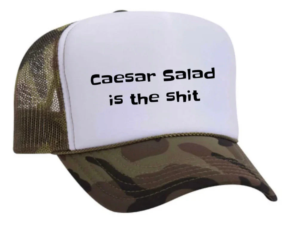 Caesar Salad is the Shit Trucker Hat - Image 9
