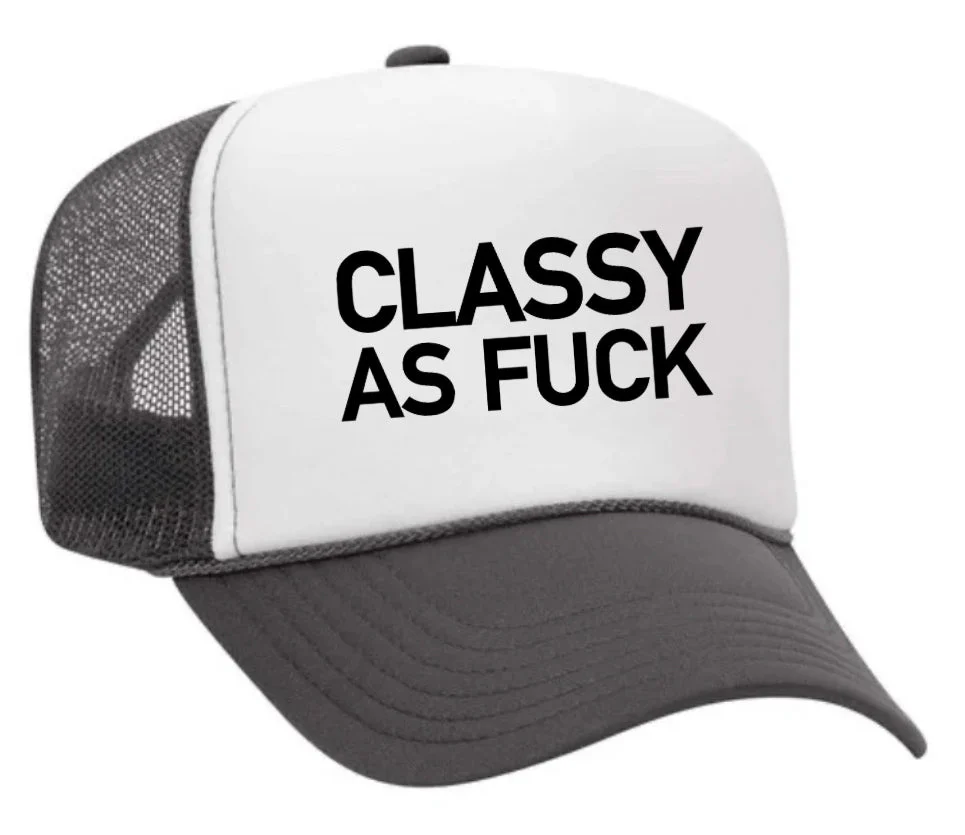 Classy As Fuck Trucker Hat - Image 19