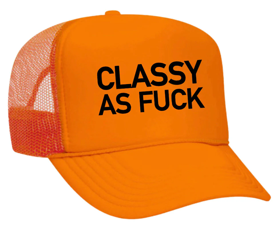 Classy As Fuck Trucker Hat - Image 4