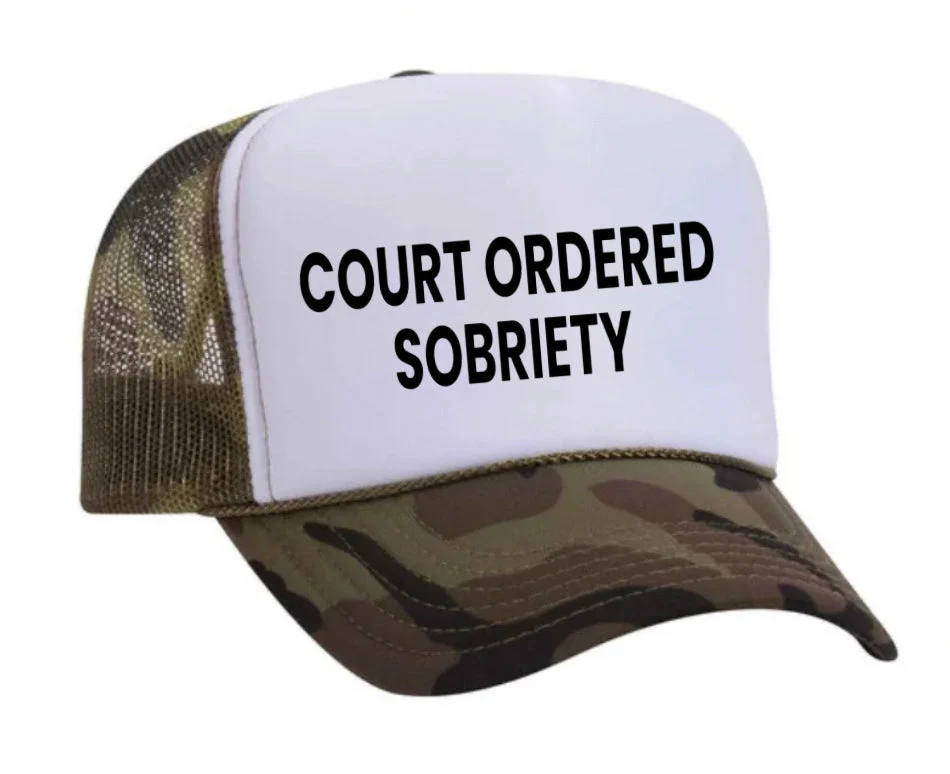 Court Ordered Sobriety Trucker Hat - Image 22