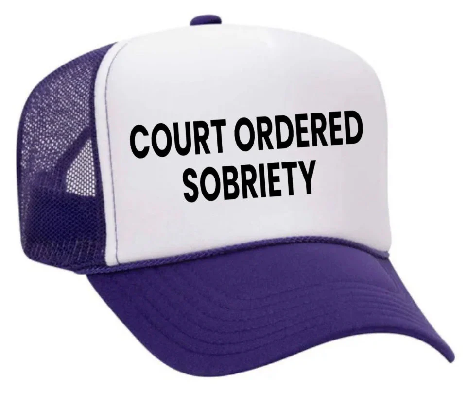 Court Ordered Sobriety Trucker Hat - Image 32