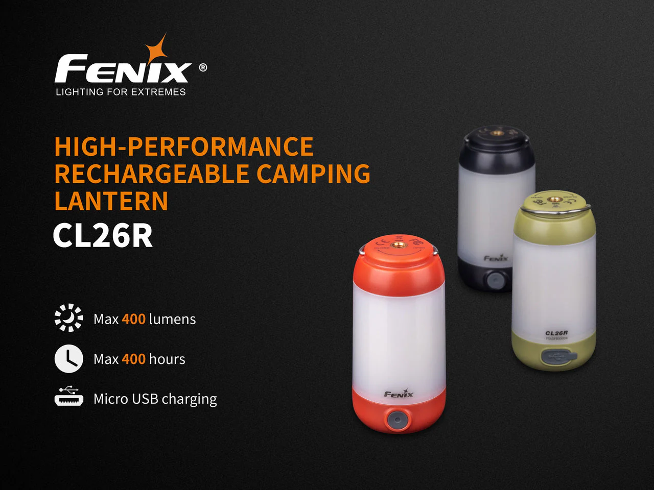 High Performance LED Rechargeable Camping Lantern - CL26R - Image 3