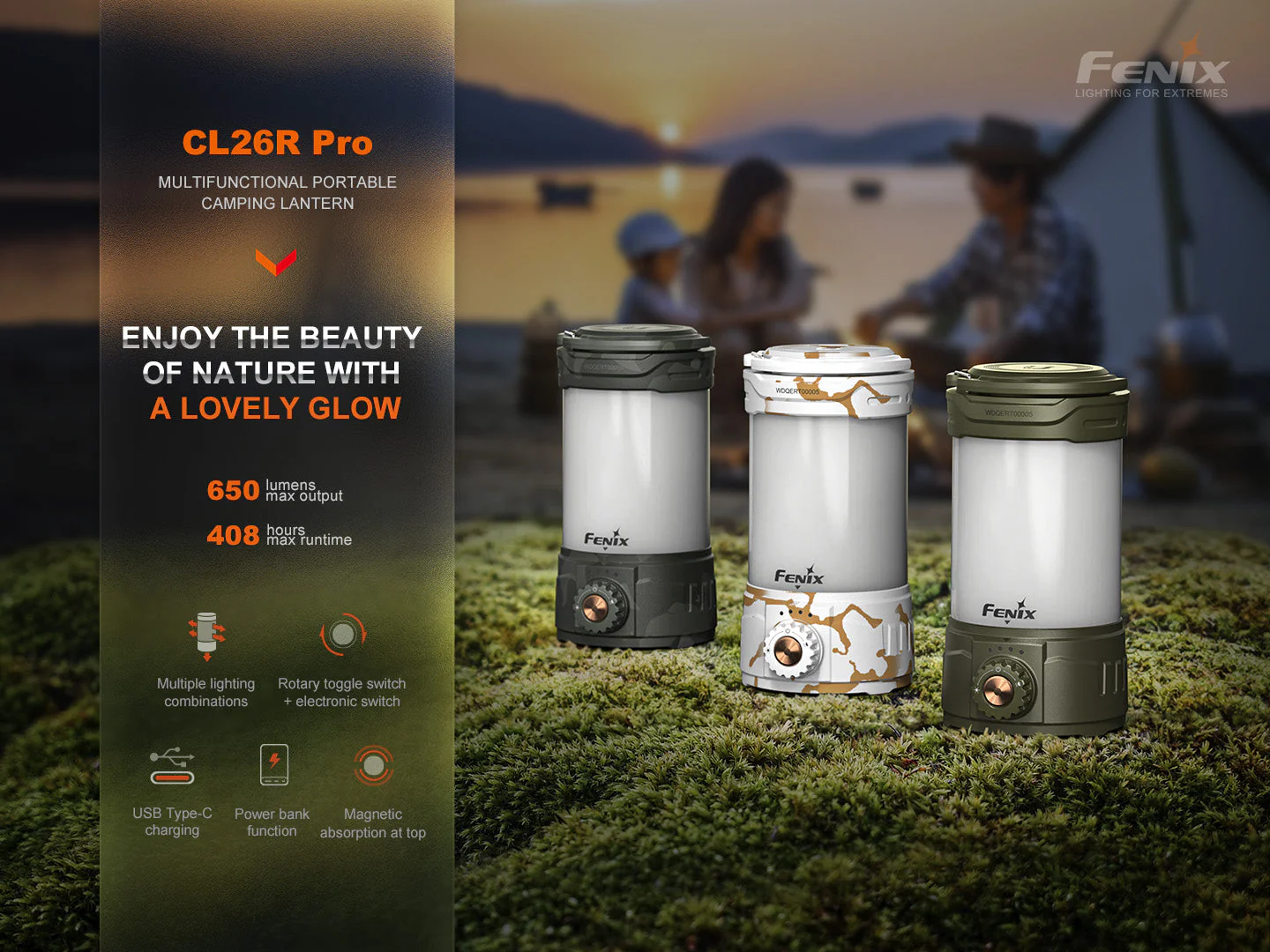 PRO High Performance LED Rechargeable Camping Lantern - CL26R - Image 3