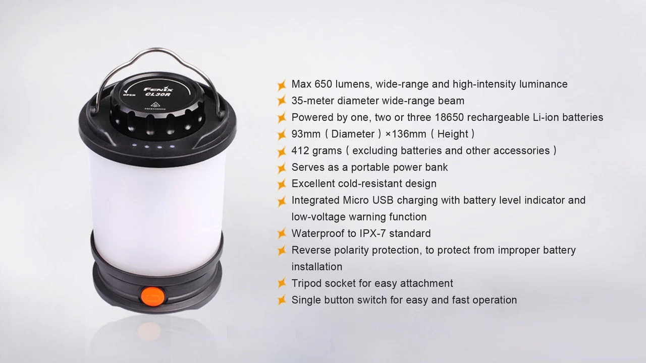 LED Camping Lantern - CL30R - Image 14