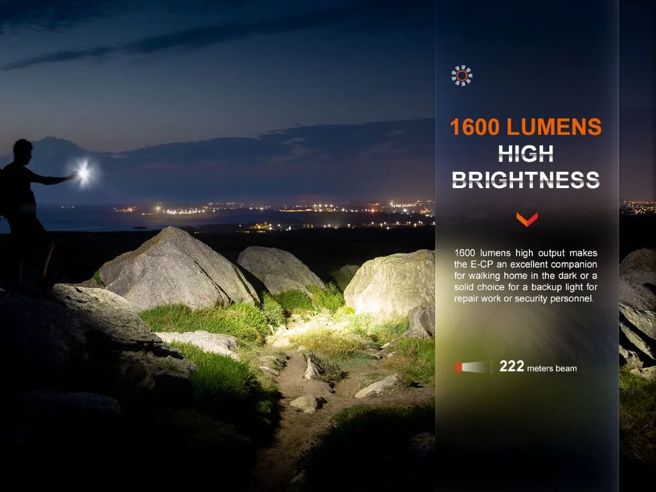1600-Lumen LED Flashlight / Powerbank - E-CP - Image 10