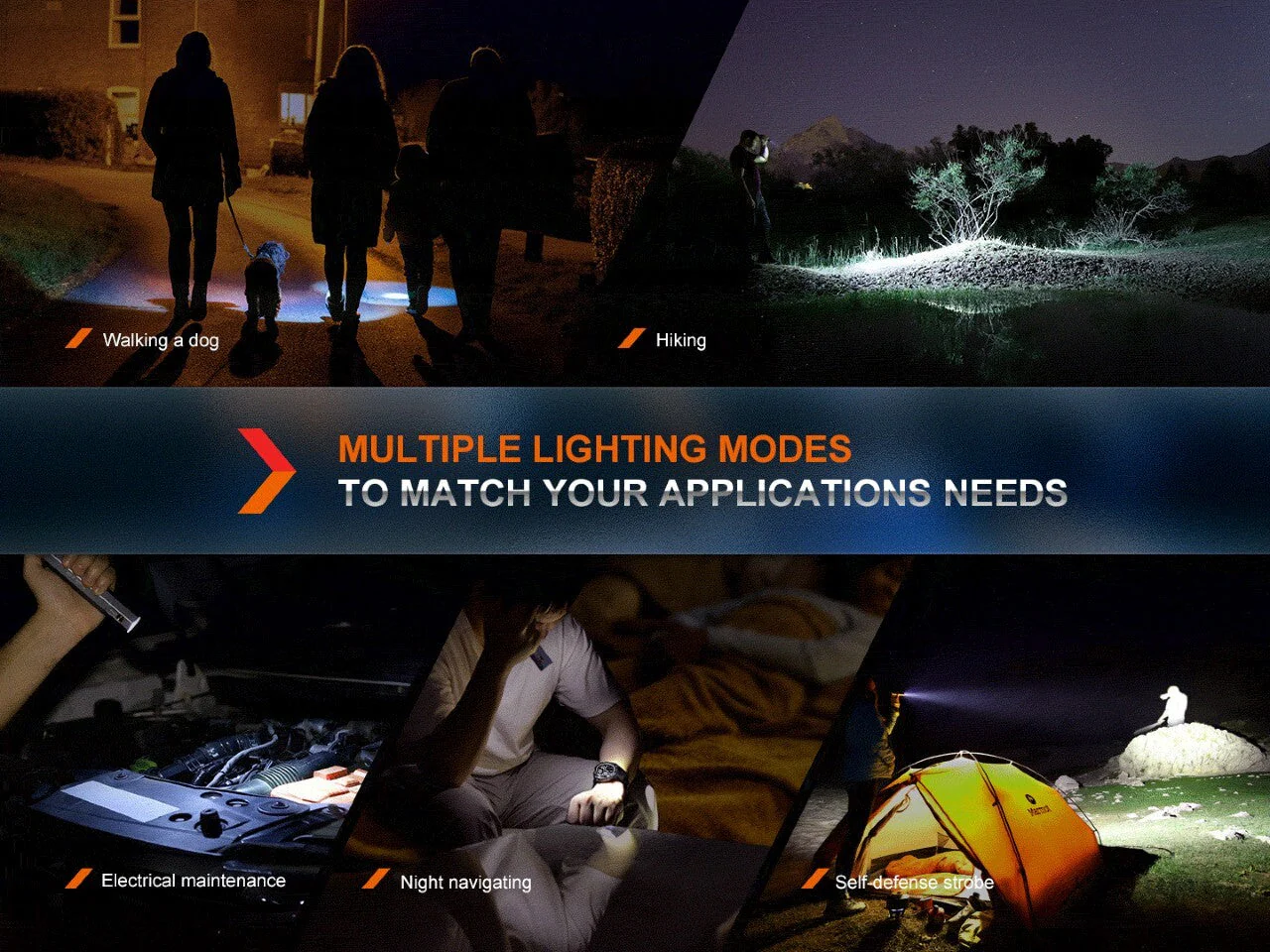 1600-Lumen LED Flashlight / Powerbank - E-CP - Image 13