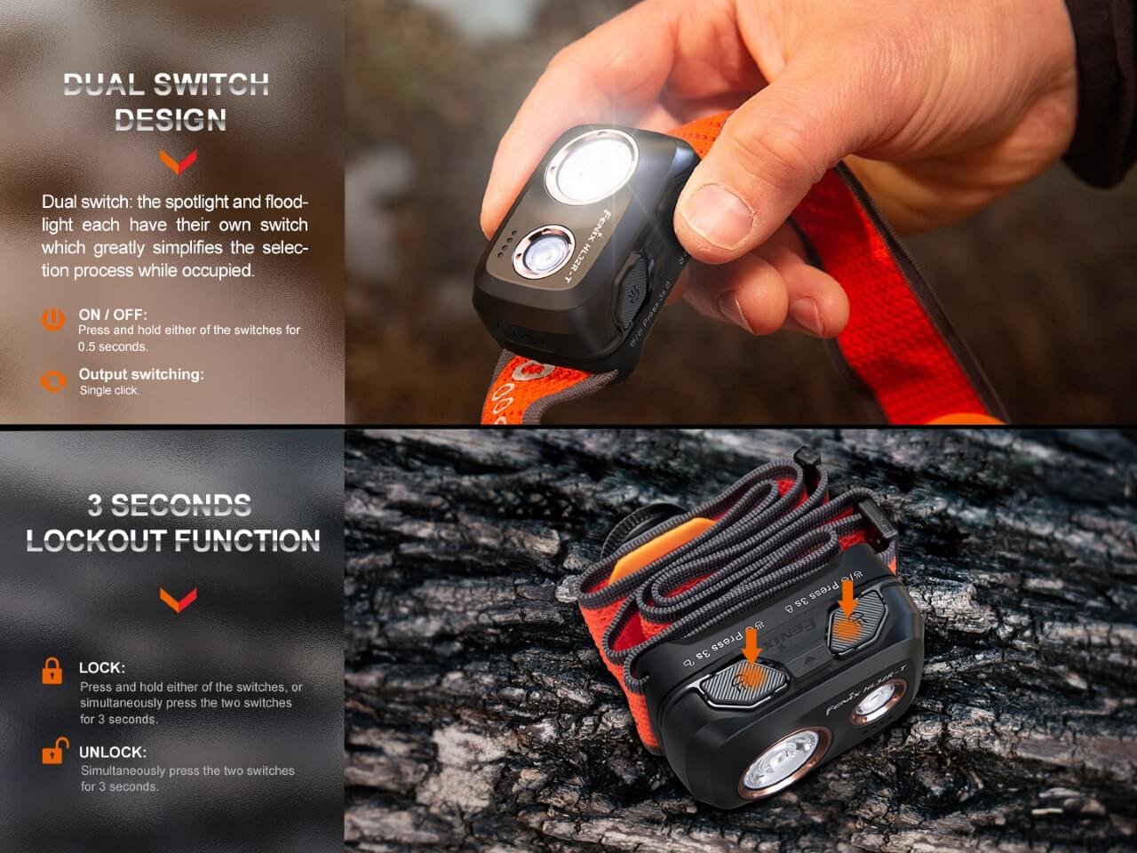 Trail Running LED Headlamp - 800 Lumens - HL32R-T - Image 10