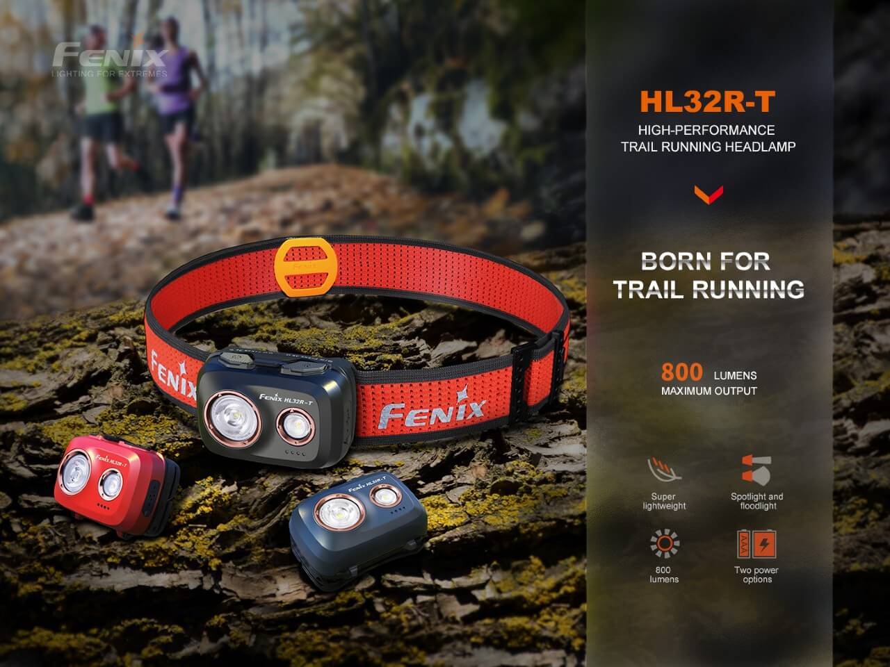 Trail Running LED Headlamp - 800 Lumens - HL32R-T - Image 3