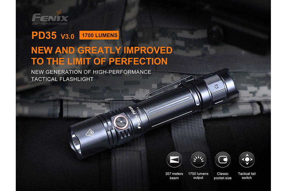 V3.0 Everyday Carry Flashlight - 1700 Lumens - PD35 - Image 4