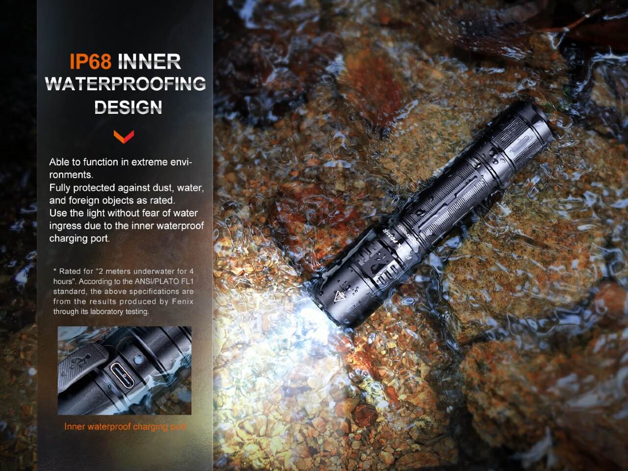 Compact Rechargeable Tactical Flashlight - PD35R - Image 10