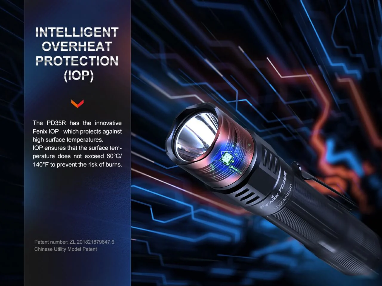 Compact Rechargeable Tactical Flashlight - PD35R - Image 8