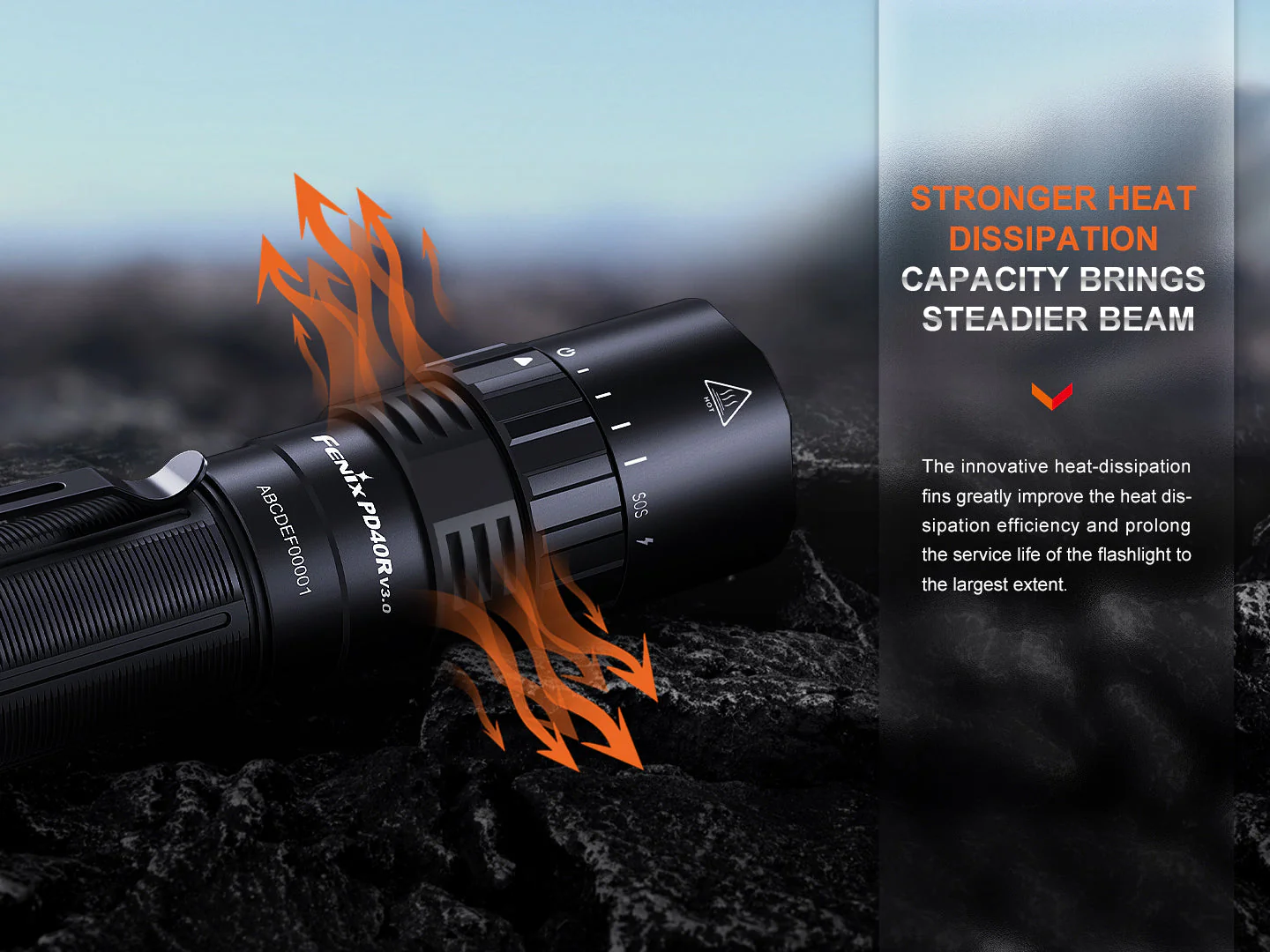 V3 Rechargeable Flashlight - PD40R - Image 11