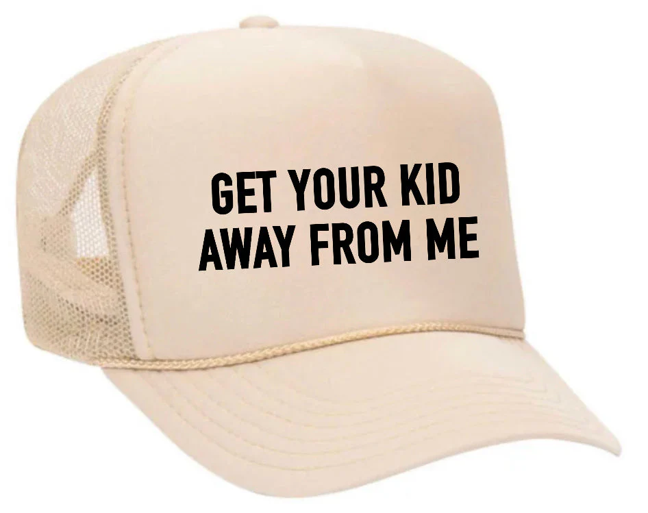 Get Your Kid Away From Me Trucker Hat - Image 9