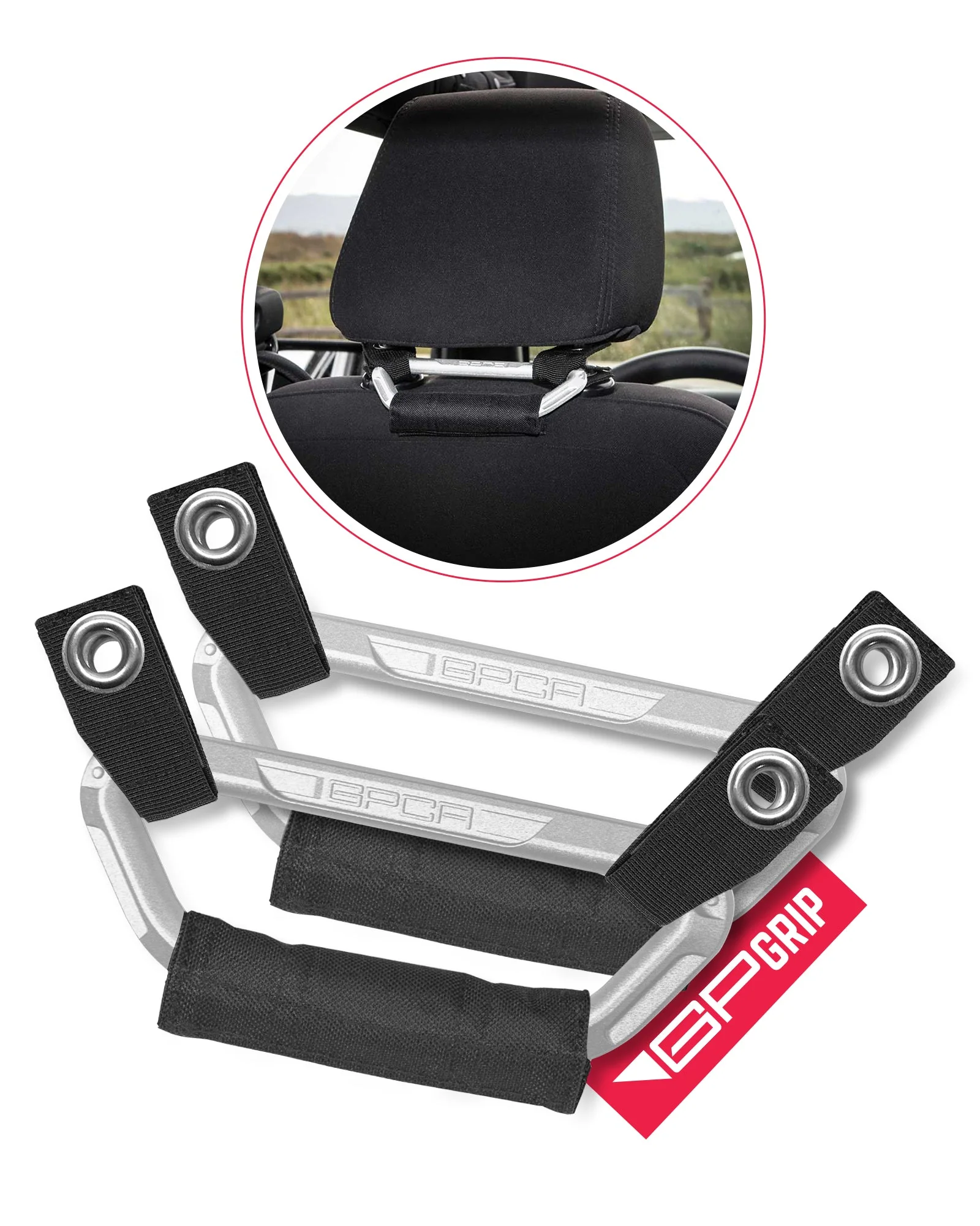 GP Back Grip PRO Color Headrest Handles - Image 20