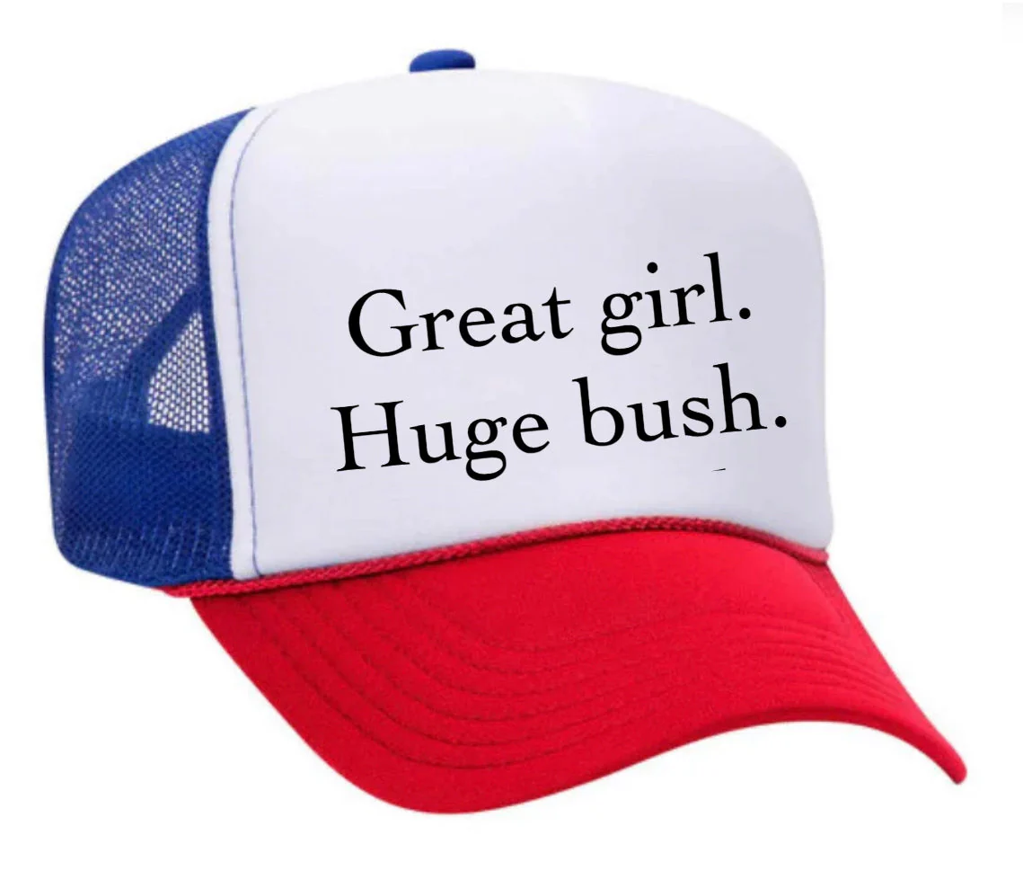 Great Girl Huge Bush Trucker Hat - Image 19