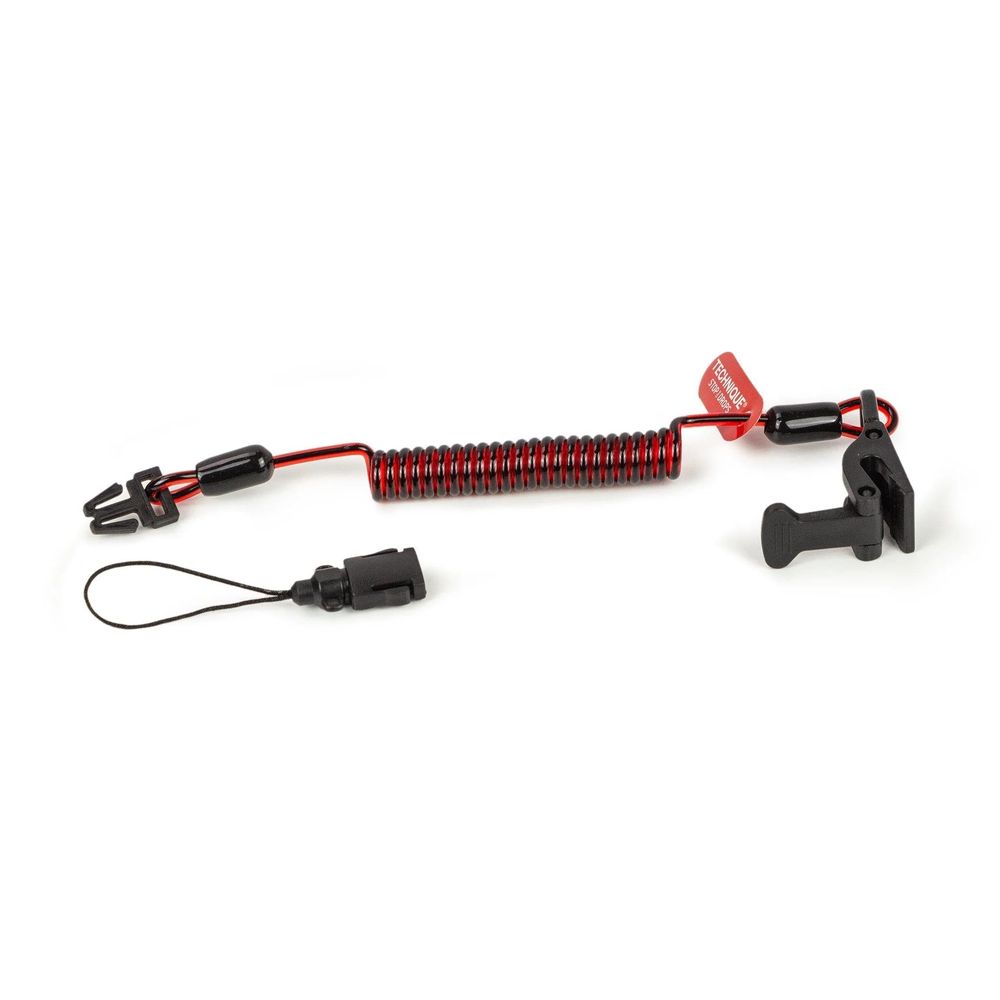 Coil E-Tether With Poly Clamp & E-Catch (Non-Conductive) - 0.5kg / 1.1lb - Image 3
