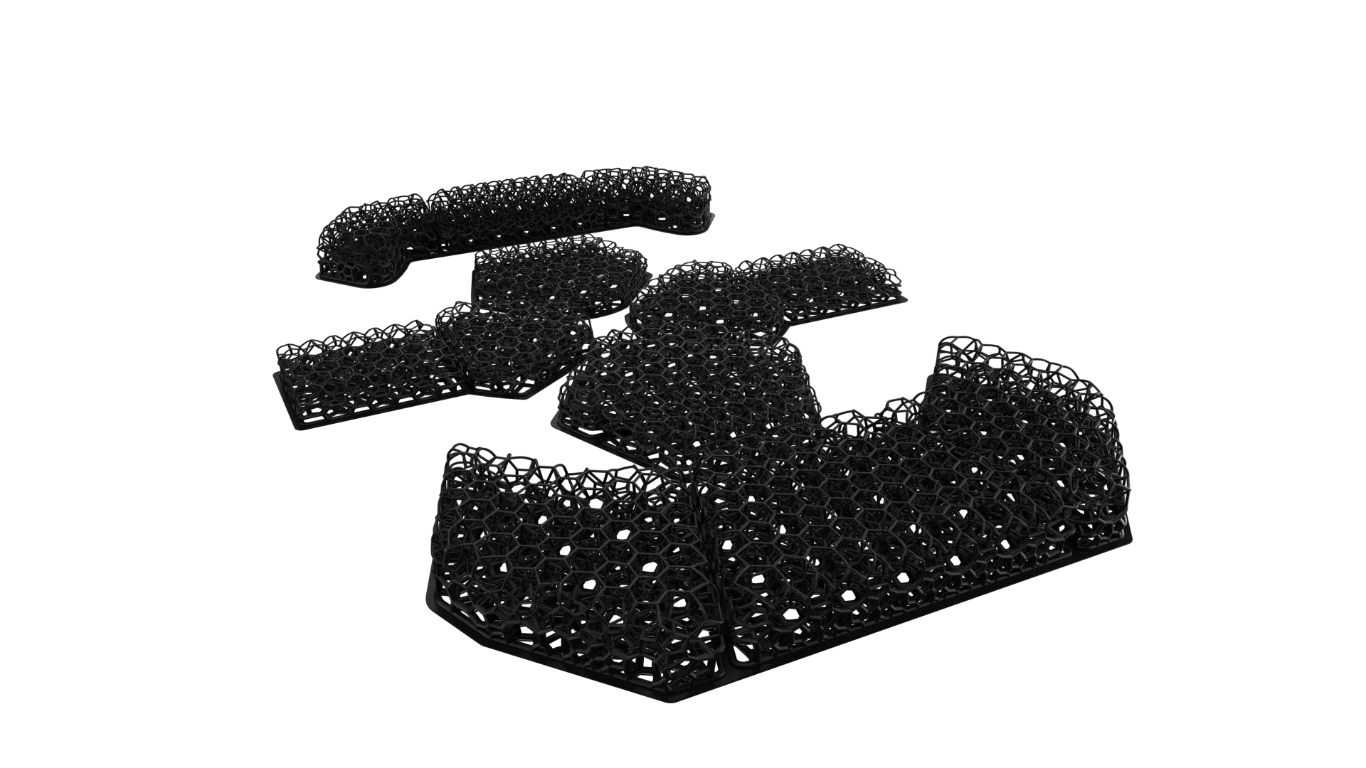HHV Micro Lattice Helmet Pads (For ATE, FAST, MICH, ACH,ECH) - Image 4