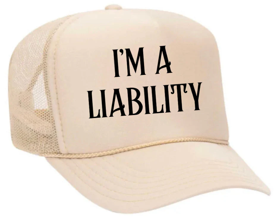 I’m A Liability Trucker Hat - Image 11