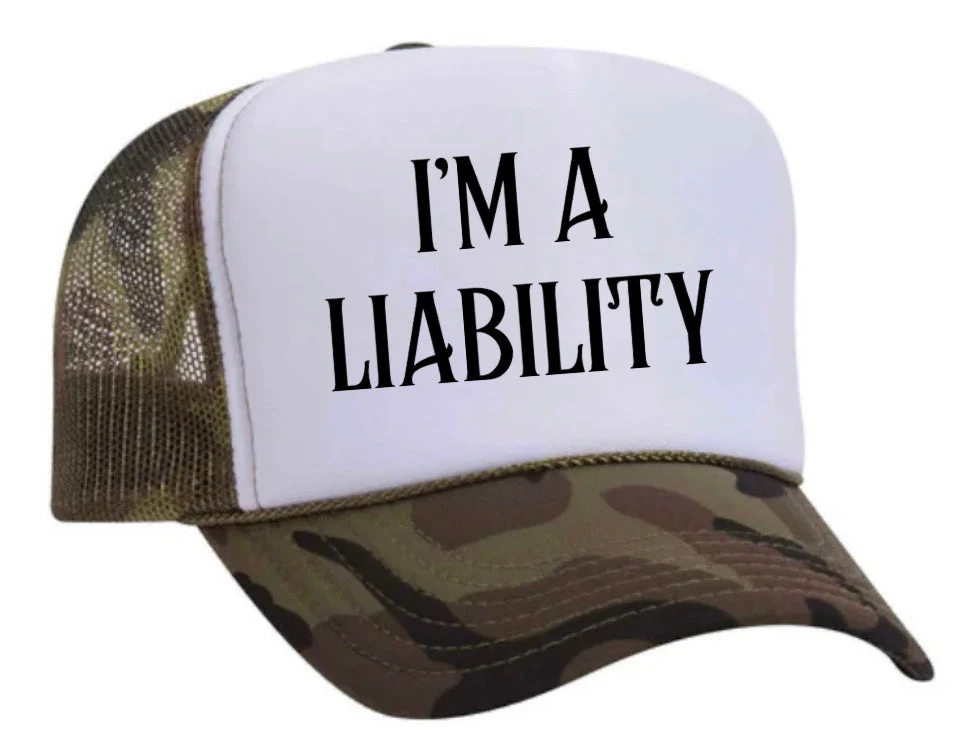 I’m A Liability Trucker Hat - Image 16