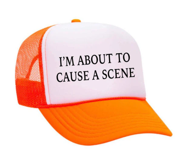 I’m About To Cause A Scene Trucker Hat - Image 15