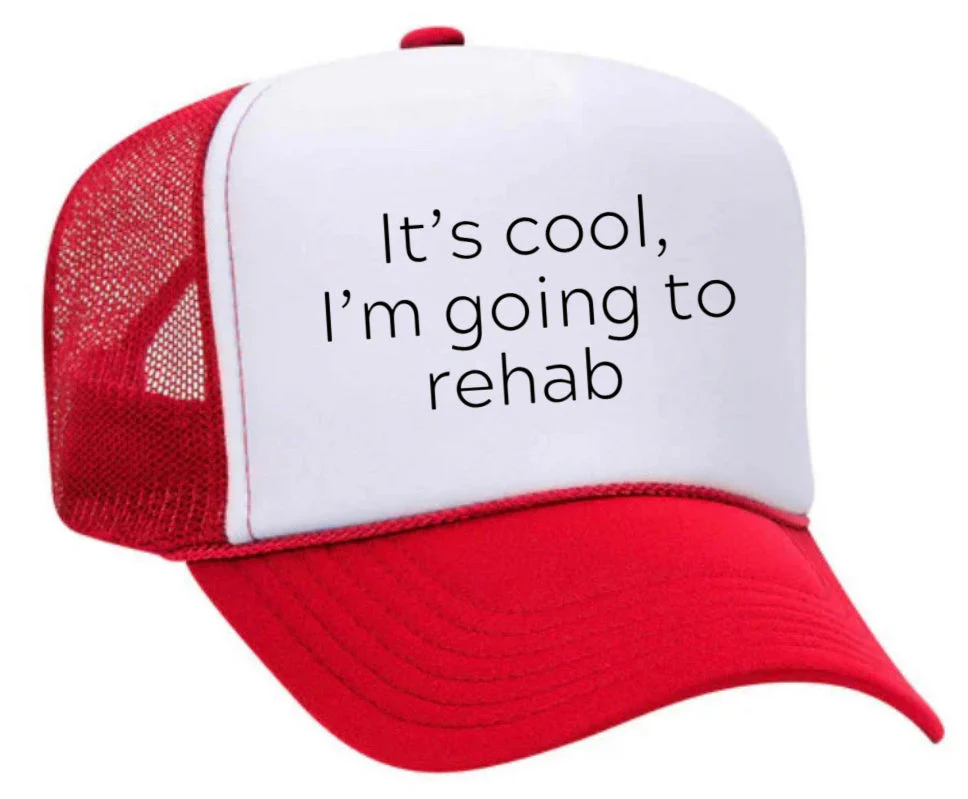 It's Cool, I'm Going to Rehab Trucker Hat - Image 2