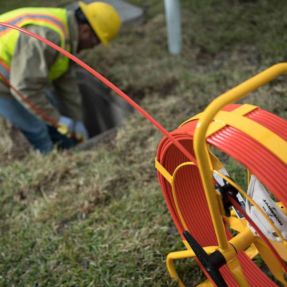 Jameson 3/8" X 600' Conduit Non-Conductive Duct Rodder - 11A-25-600M - Image 3