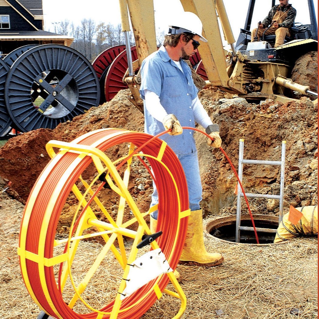 Jameson 3/8" X 600' Conduit Non-Conductive Duct Rodder - 11A-25-600M - Image 9