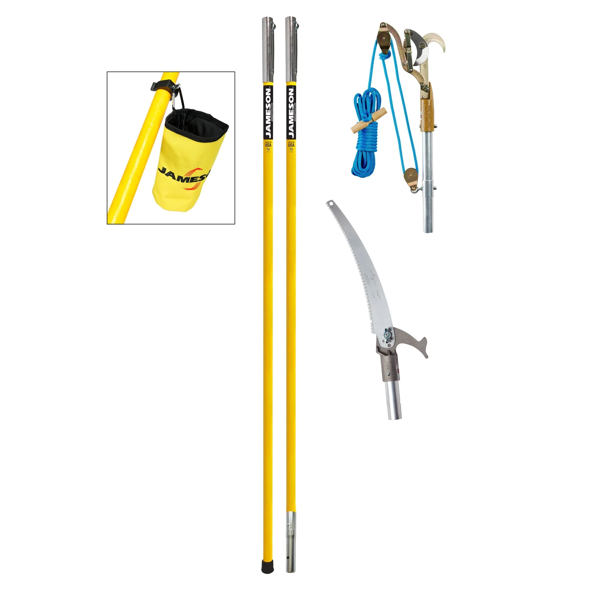 Jameson Fiberglass Tree Pruning Kit Trimming Tool - FG-6PKG-7 - Image 5