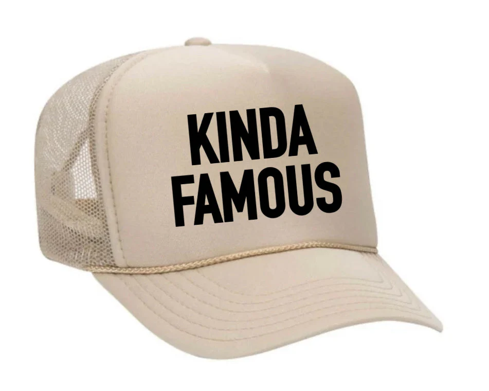 Kinda Famous Trucker Hat - Image 17
