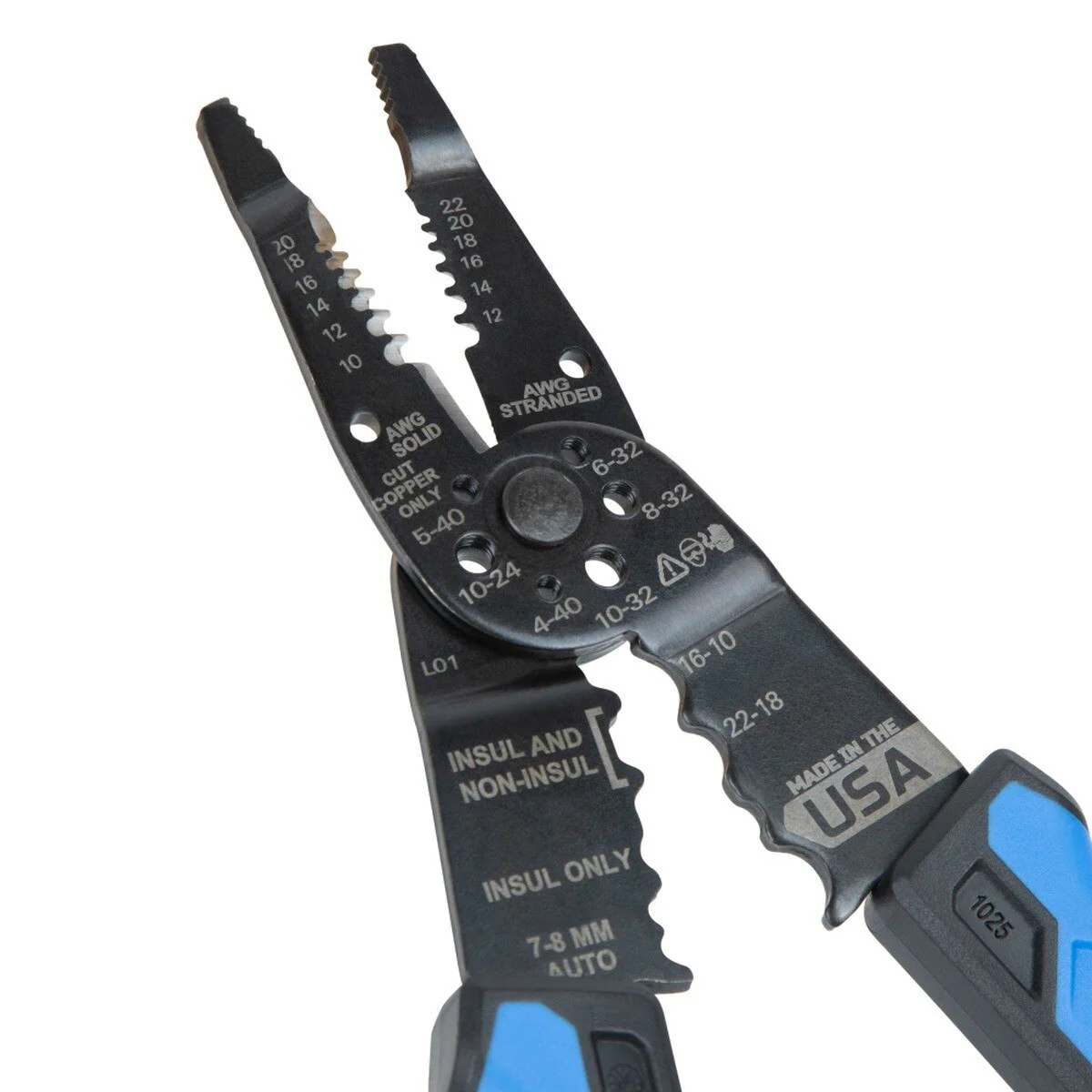 Klein 1025 Long Nose Multi-Purpose Wire Stripper and Crimper (Each) - Image 4