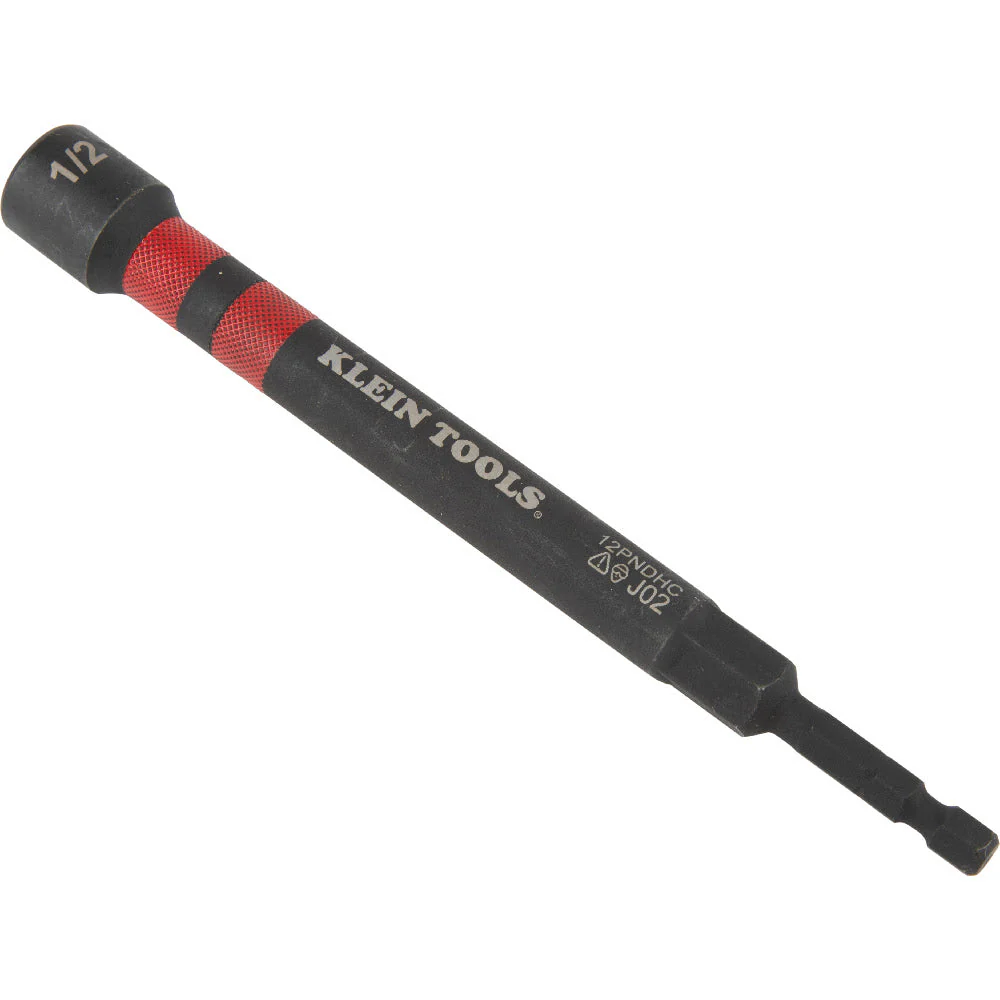 Klein 12PNDHC 1/2" Hollow Magnetic Color-Coded Power Nut Driver - Image 2