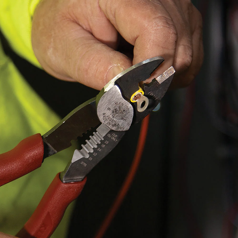 Klein 2005N Forged Steel Wire Crimper, Cutter, Stripper - Image 9